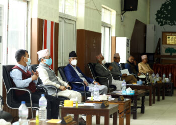 CWC meeting of Nepali Congress underway in Sanepa, Lalitpur