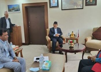 Janamat Party’s general-secretary Singh meets Home Minister Khand