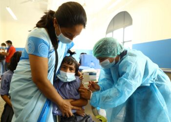 Typhoid vaccine being administered to 7.5 mln children from today