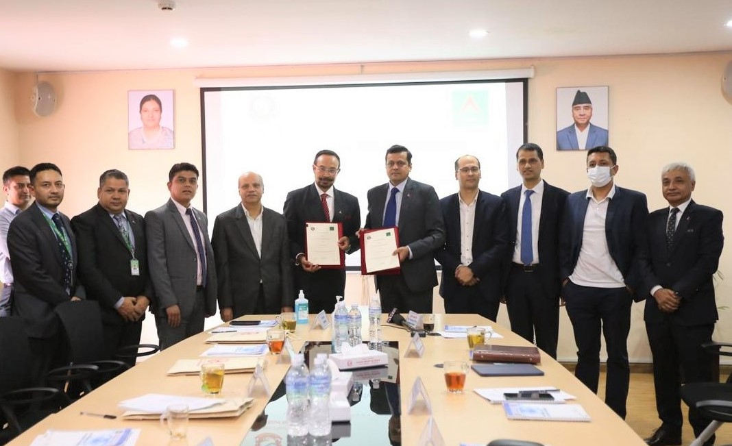 Nabil Bank signs MoU with the Office of Investment Board Nepal