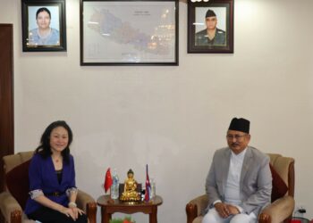 Chinese Ambassador pays courtesy call on Home Minister Khand