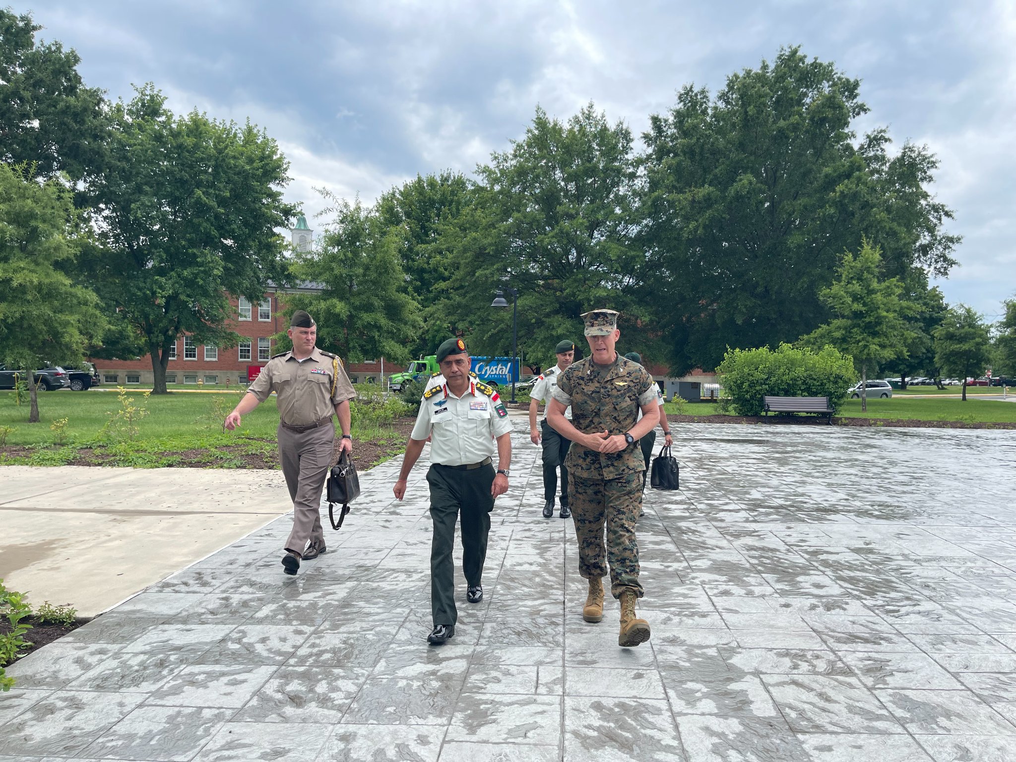 Nepali Army Chief Sharma visits US Marine Corps Base in Virginia