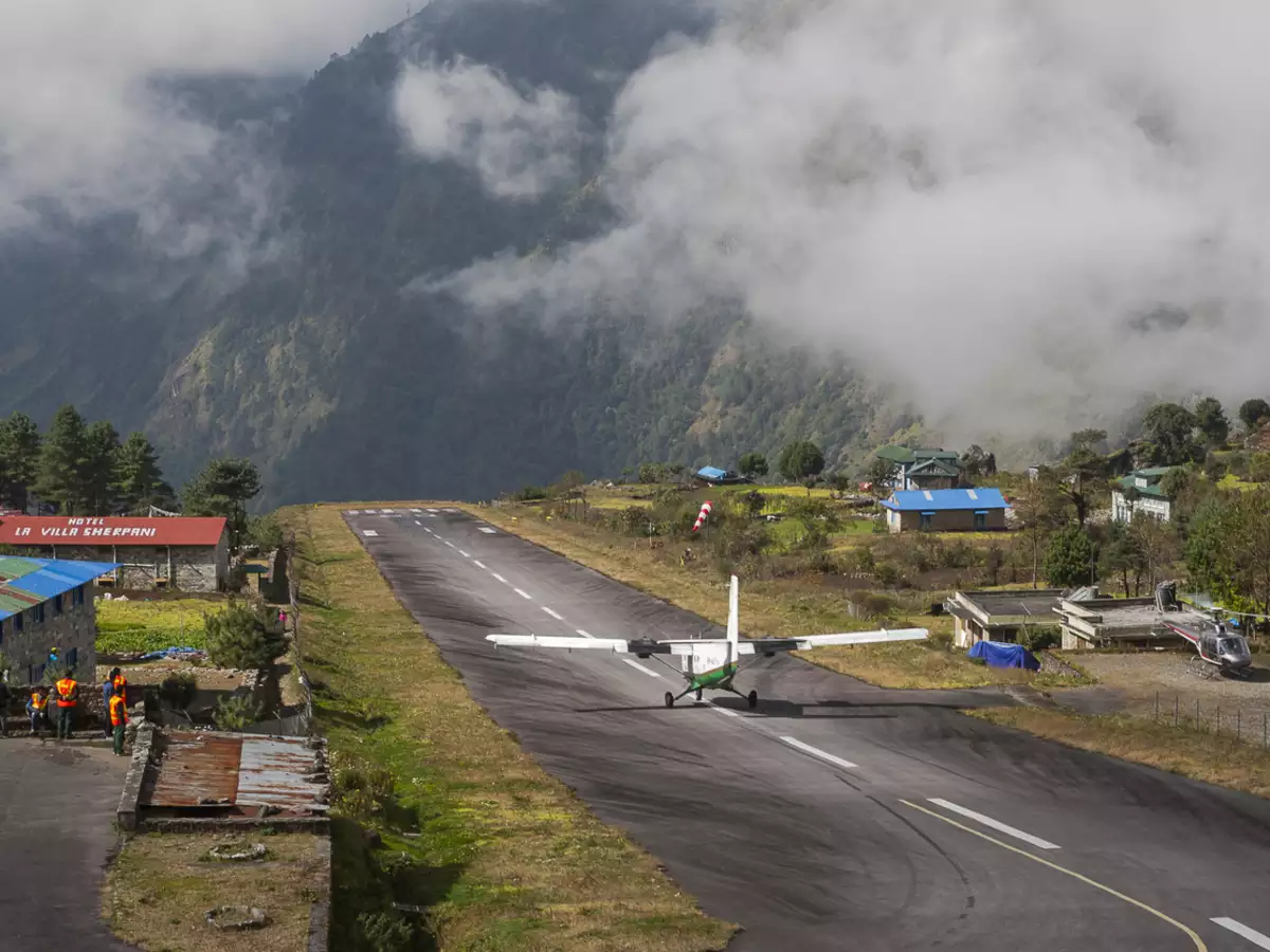 Inclement weather disrupts flight services at Lukla Airport