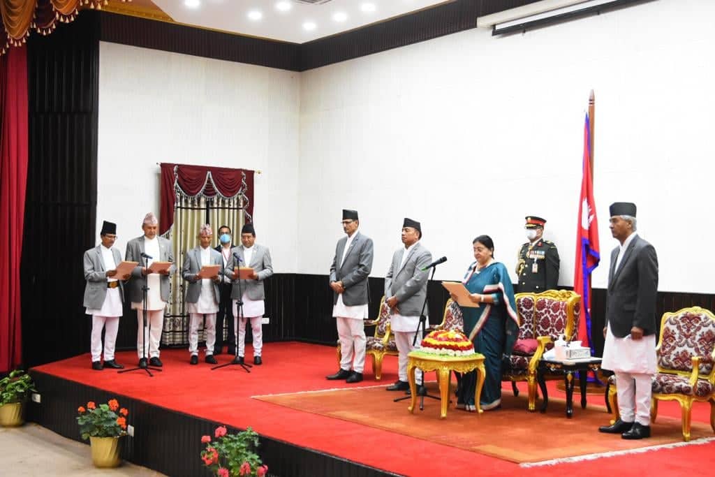 Four Unified Socialist Ministers sworn in
