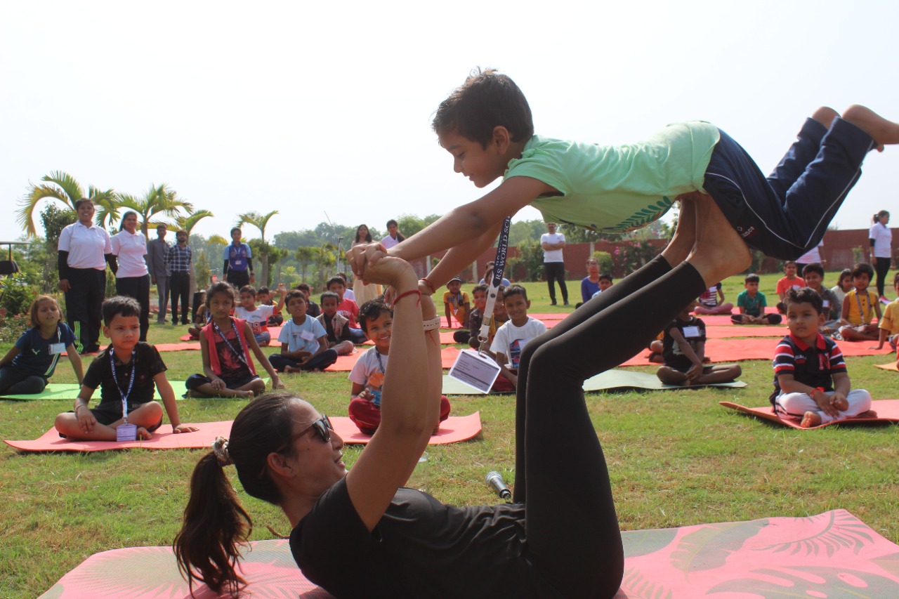 Nepal’s Nivedita teaches yoga to kids in India’s Varanasi