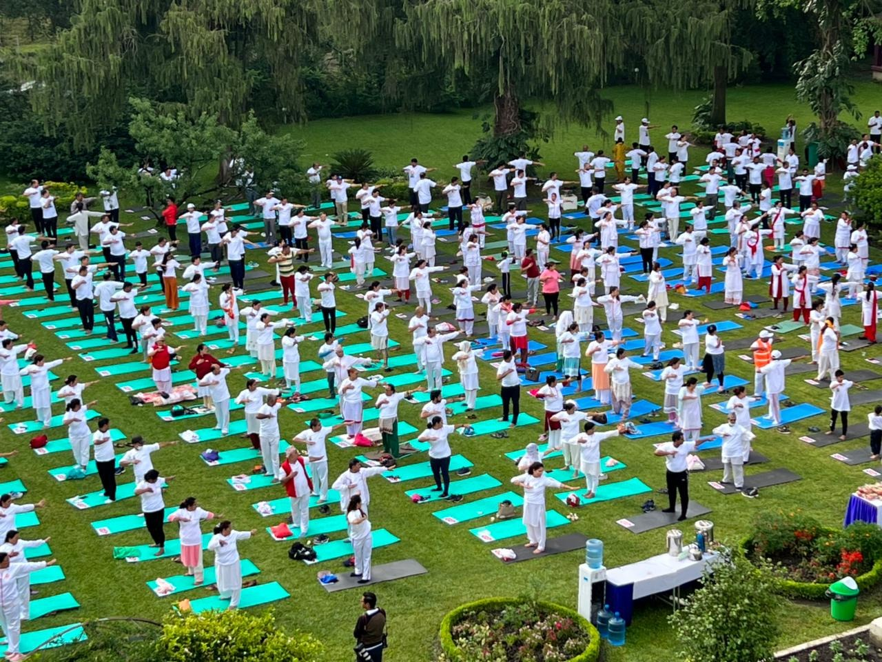 International Yoga Day being observed today