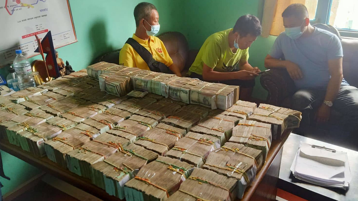 Four Chinese carrying NRs 40 million undeclared cash arrested in Kathmandu check-point