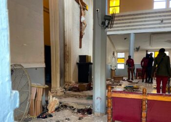 50 feared killed as gunmen attack church in Nigeria