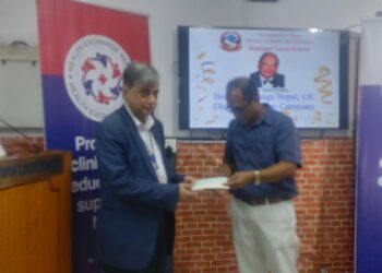 Fund raised in Dr. Bibek’s memory in Bhaktapur Cancer Hospital