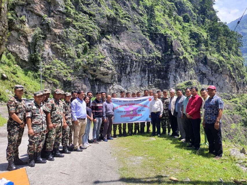 NA hands over 18-km road in Gorkha