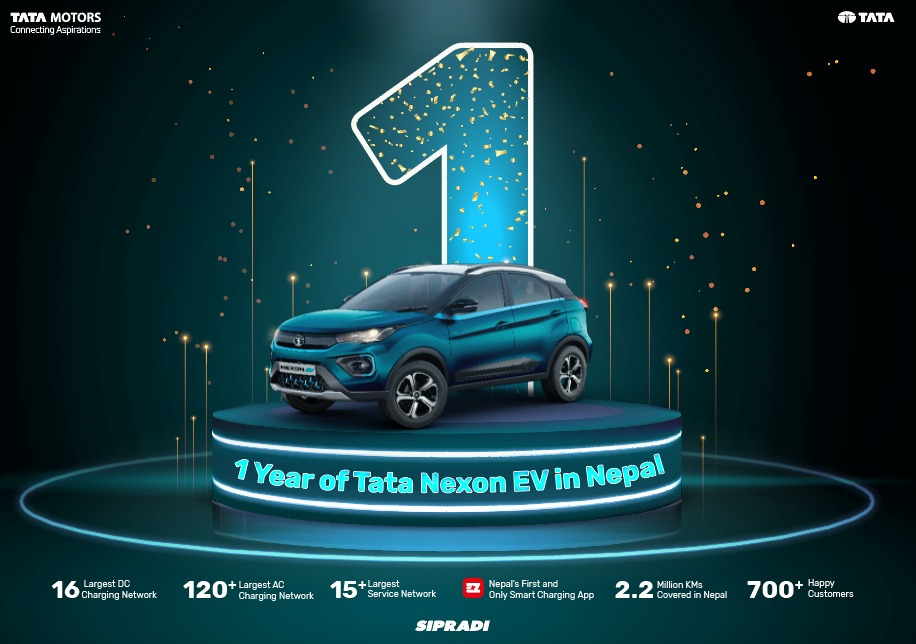 Tata Nexon EV celebrates 1st anniversary of successful year in Nepal