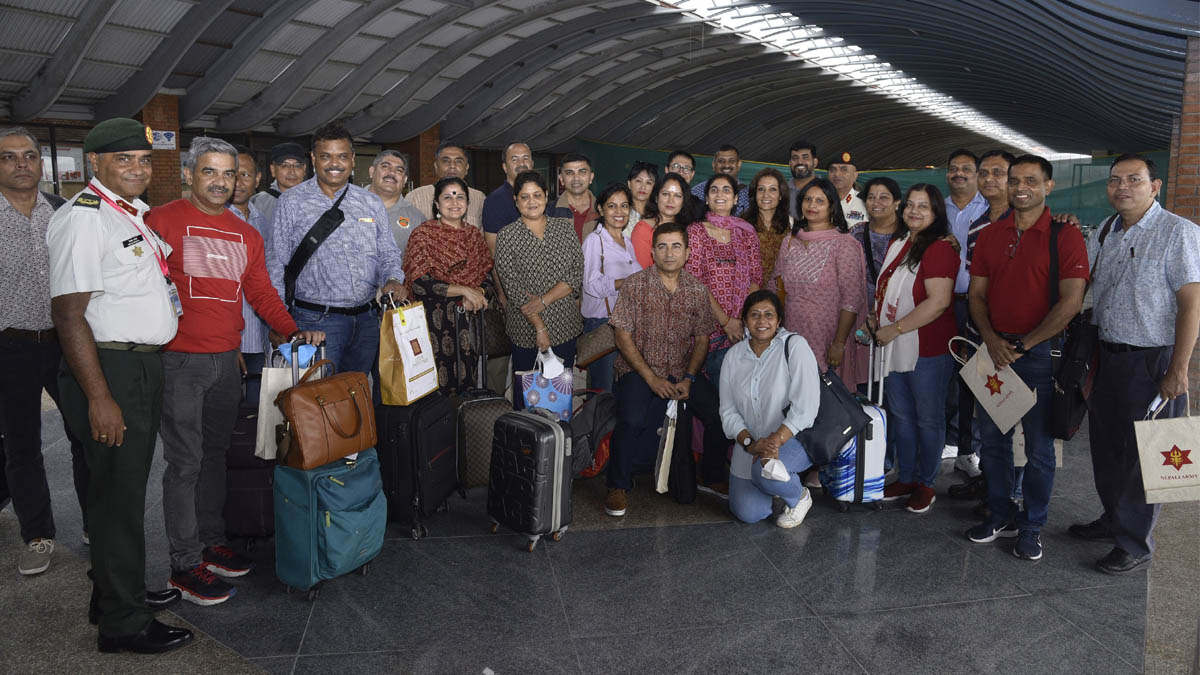Indian Army team arrives in Kathmandu for five-day Nepal visit