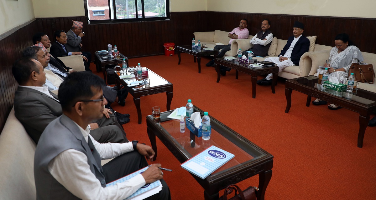 Meeting of ruling coalition’s task force underway in Baluwatar