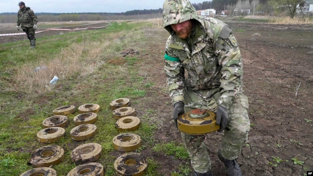 United States unveils $89 million package to help Ukraine clear Russian mines