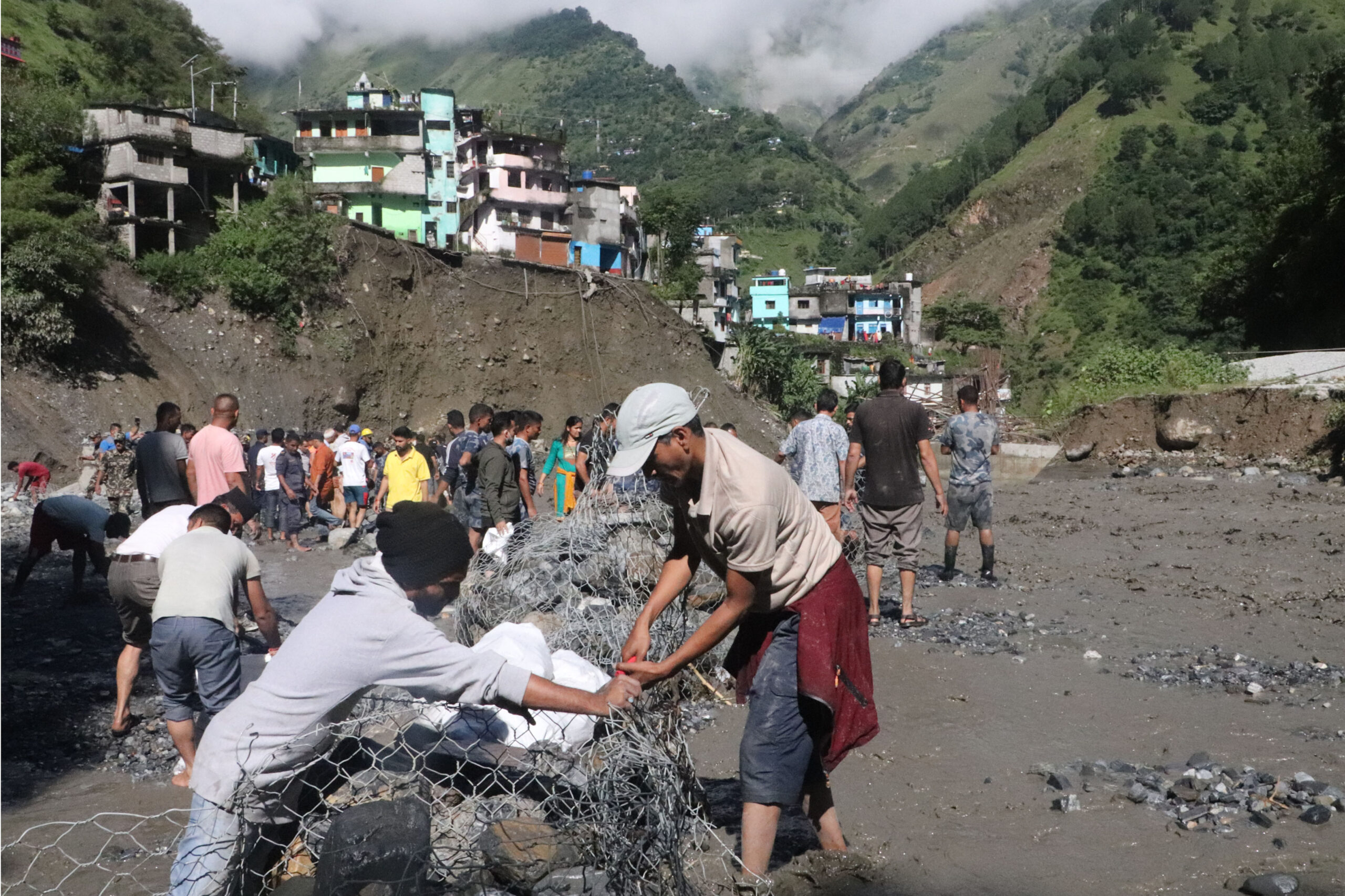 Flood and landslide in Karnali renders 10,500 people homeless