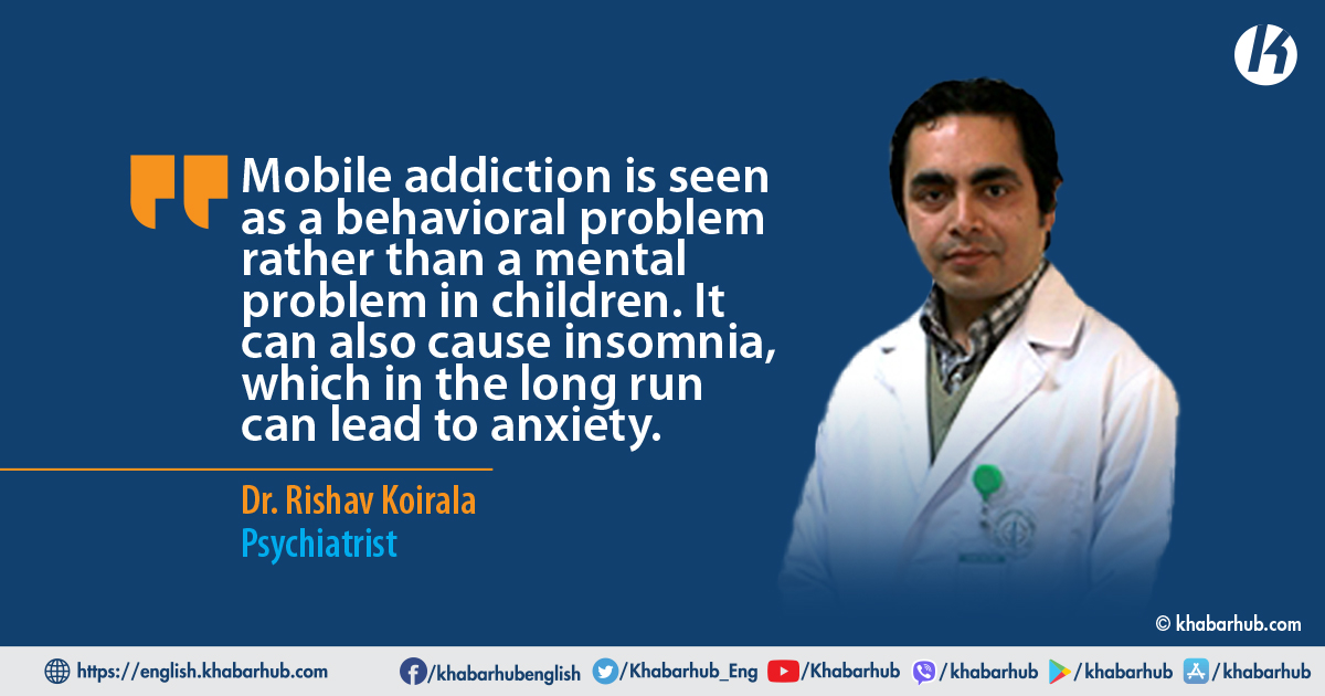 Mobile addiction affecting children’s mental health