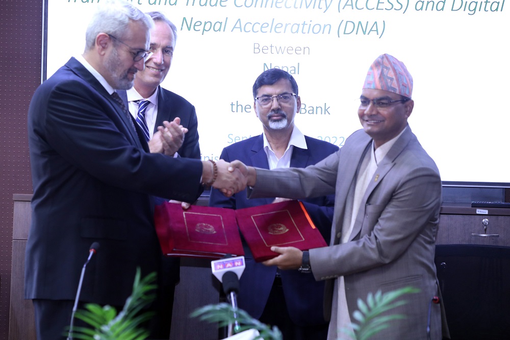 Nepal and World Bank sign Rs 52.75 crore concessional loan agreements