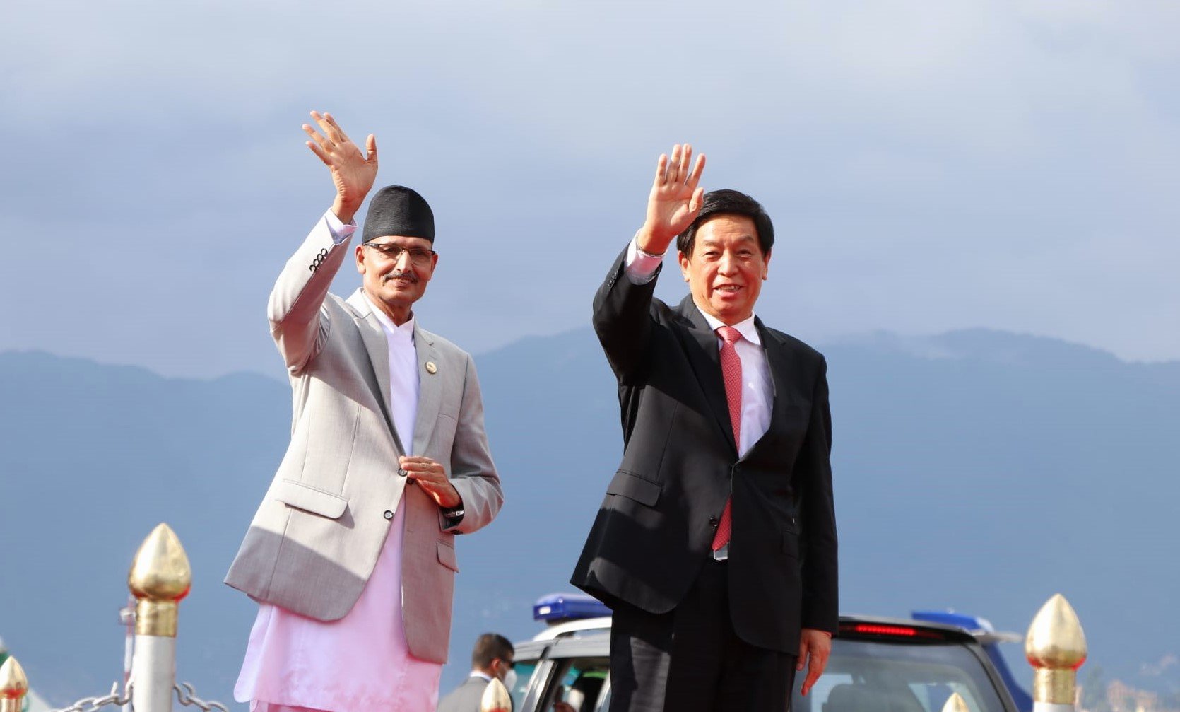 China’s top lawmaker Li lands in Kathmandu