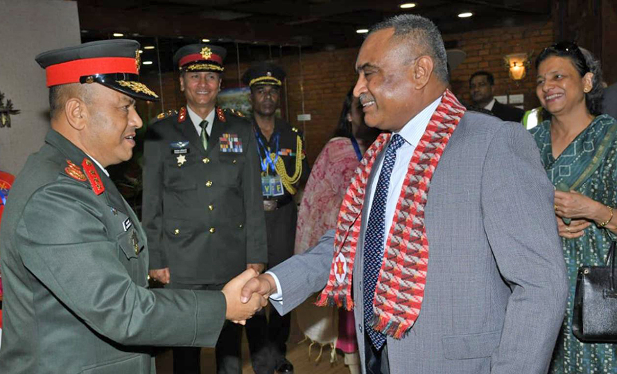 Indian Army Chief Pande returns home