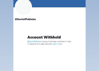 Pakistan government’s Twitter account withheld in India, again