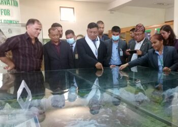 Vice President Pun observes International Mountain Museum in Pokhara