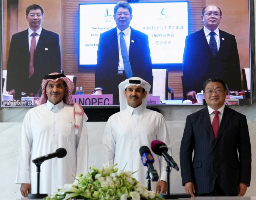 Qatar signs 27-year deal with China as LNG competition heats up