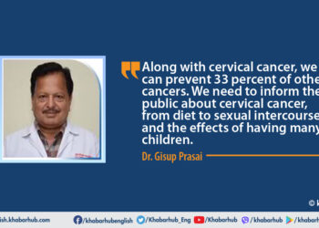 Cervical cancer is increasing in Nepal