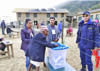 107-year-old votes in Myagdi