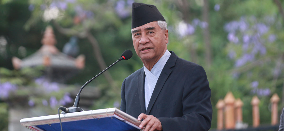 Criticizing leadership alone does not make party strong: NC President Deuba