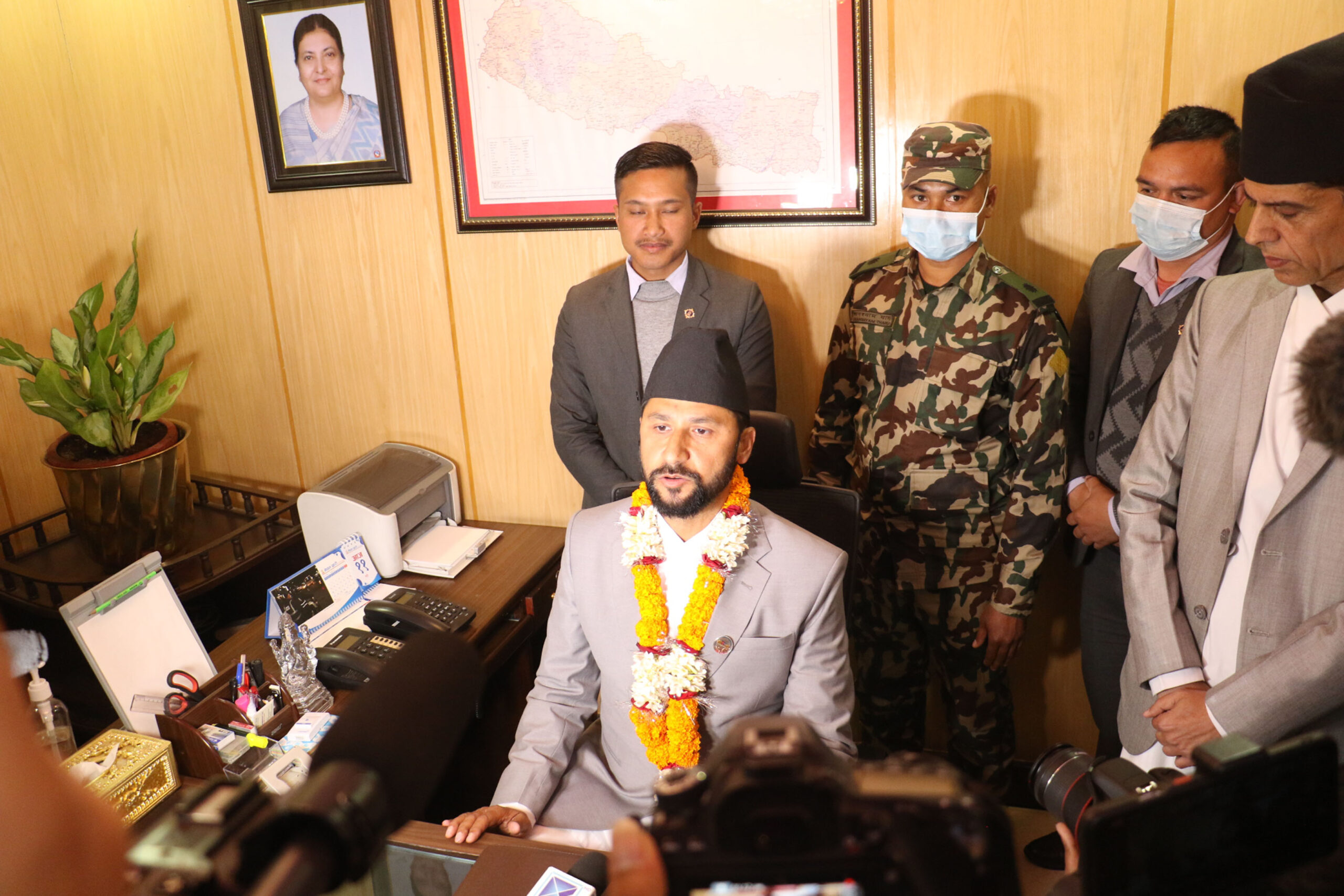 Home Minister Lamichhane pledges actions against officials involved in gold smuggling investigation lapses