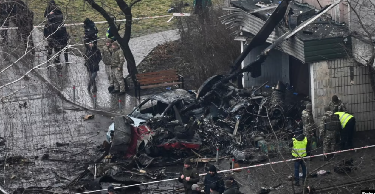 At Least 14 Dead In Helicopter Crash, Including Ukrainian Interior ...