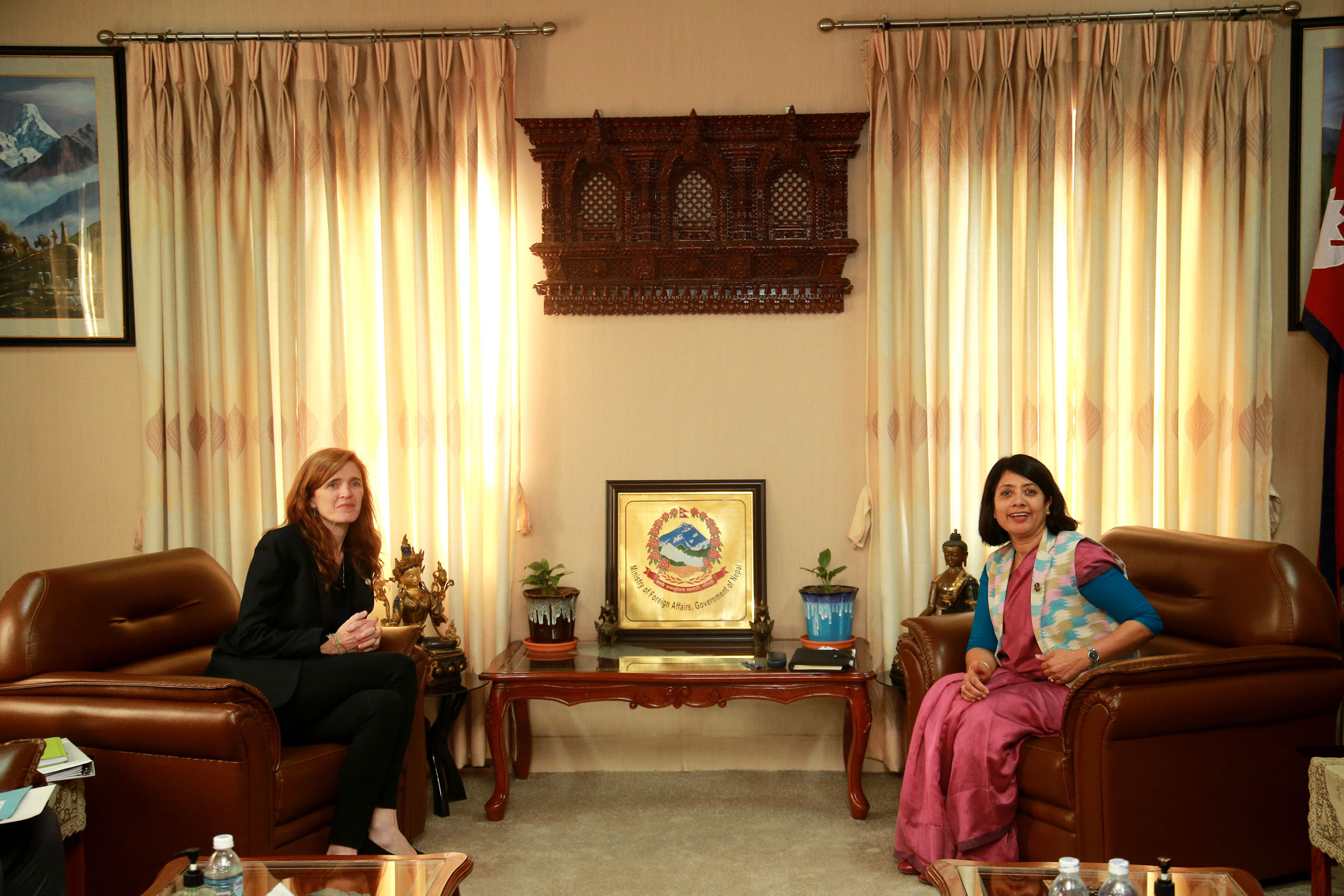 Foreign Minister Paudyal and USAID’s Administrator discuss Nepal-US interests
