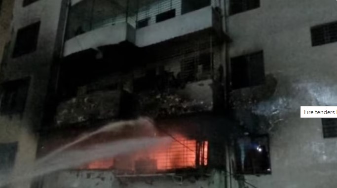 14 dead as massive fire engulfs building in Jharkhand’s Dhanbad