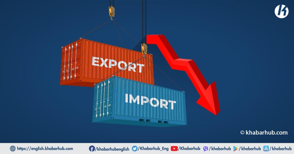 Foreign trade in seven months: Import declines by 2.31%, export by 7.07%