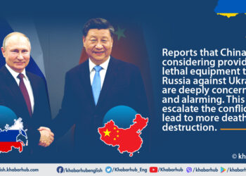 Lethal aid to Russia: China’s gesture a violation of int’l law