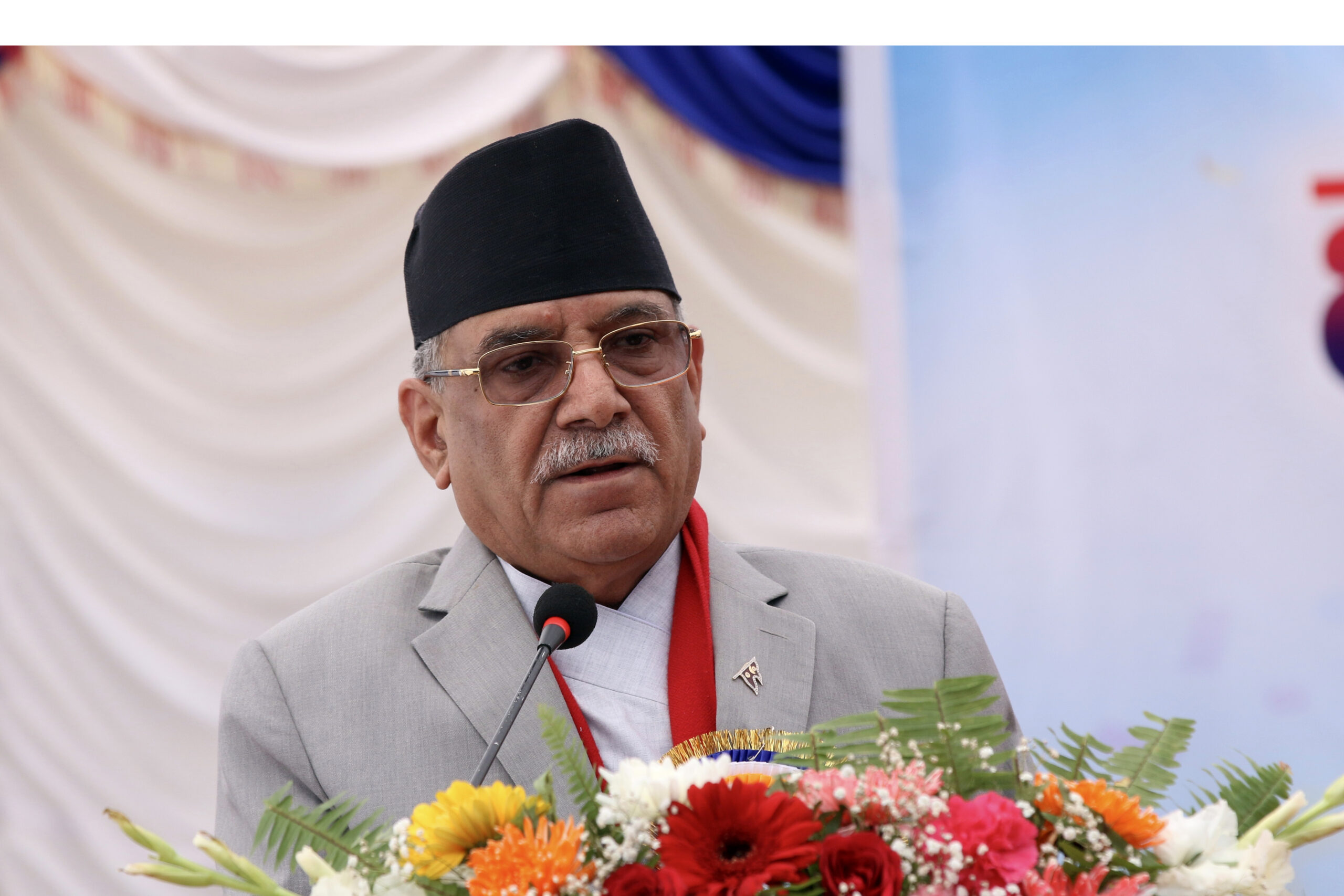 PM Dahal busy in party events in Mahottari