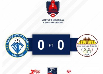 Martyr’s Memorial A Division League: Three Star and Sankata play goalless draw