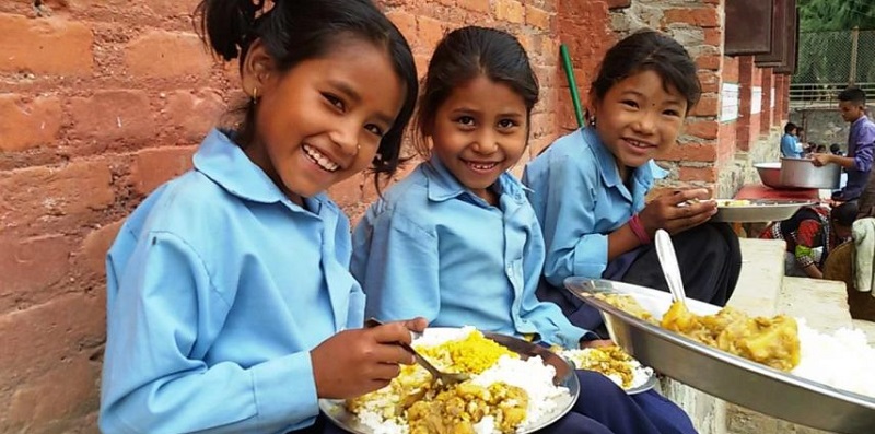 Mid-day meal becoming effective in Dang schools