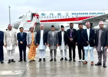 First international commercial flight lands at Pokhara Int’l Airport