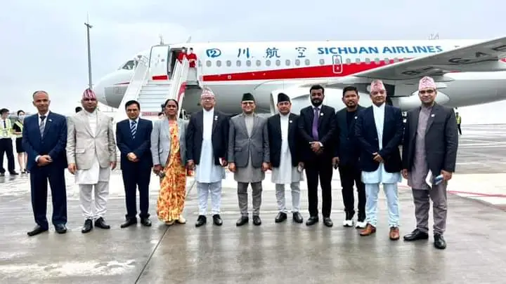 First international commercial flight lands at Pokhara Int’l Airport