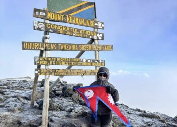 Actress Diya Pun scales Mt Kilimanjaro