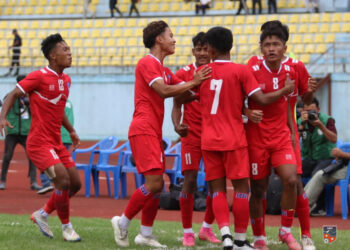 SAFF-U-19 Football: Nepal enters semi-final, defeats Maldives by 4 goals