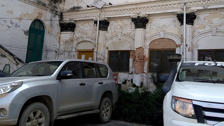 Historic Rana-Era Palace Shreemahal left neglected following Gorkha earthquake