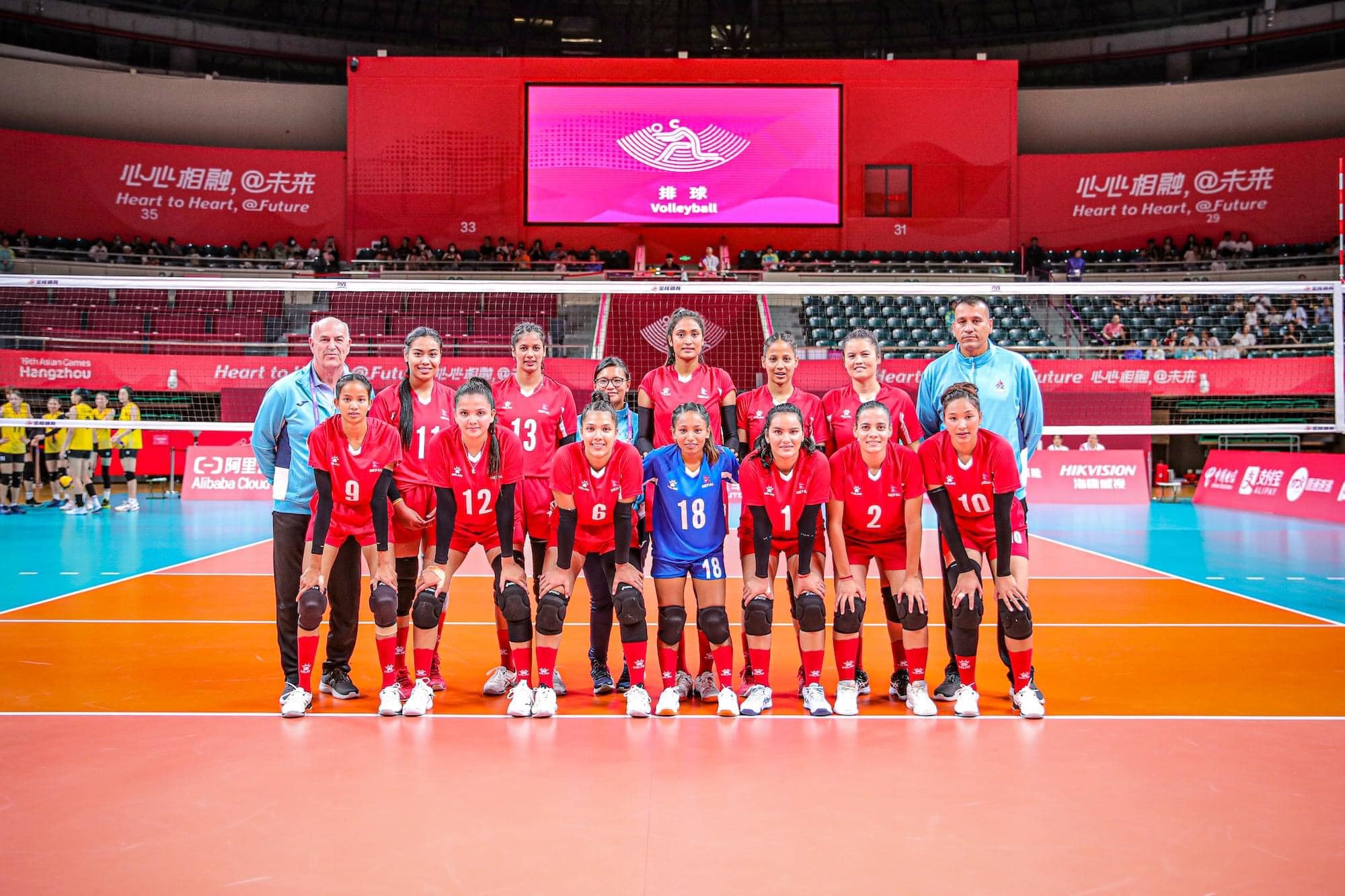 Asian Games: Nepal beat Mongolia in women’s volleyball