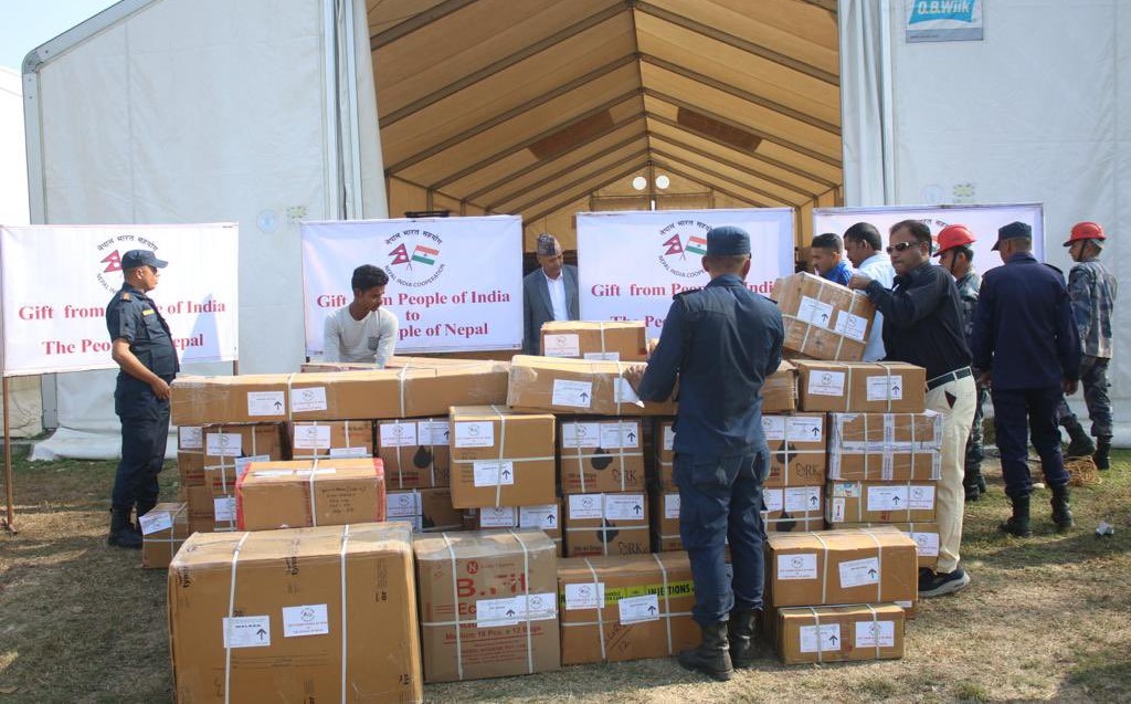 India hands over fourth tranche of earthquake relief support to Nepal
