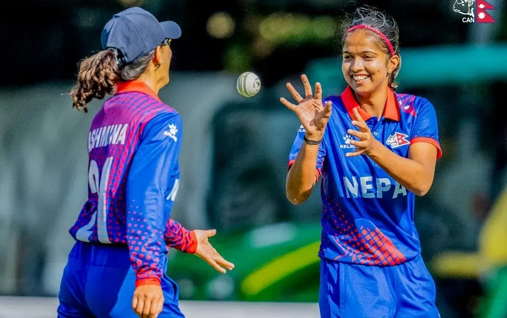 Women’s T20 Series: Nepal batting against Japan