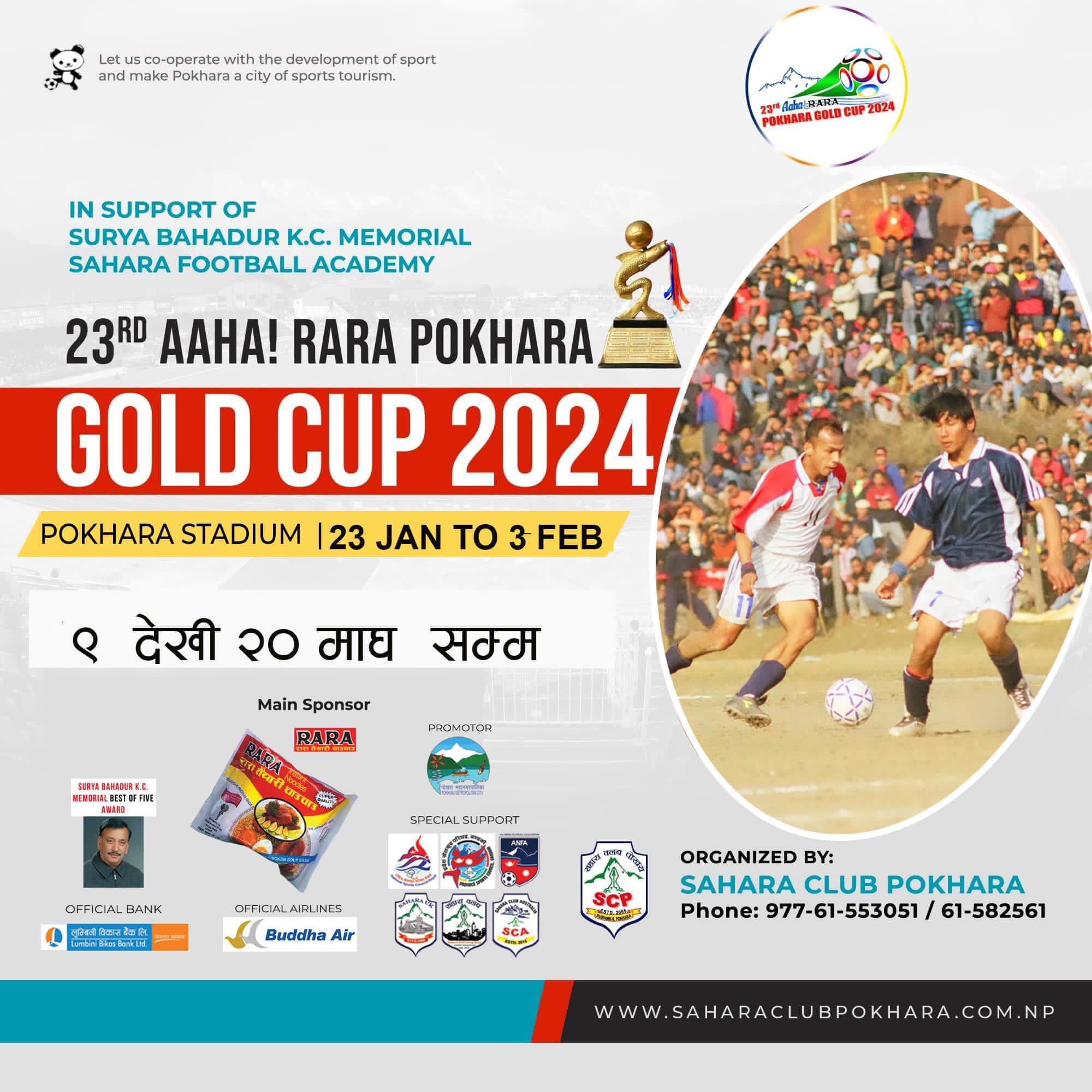 Aaha Rara Gold to begin on January 23, 2024, in Pokhara « Khabarhub