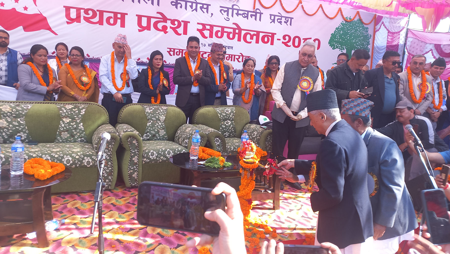 Deuba inaugurates NC’s first Lumbini Province Conference in Butwal
