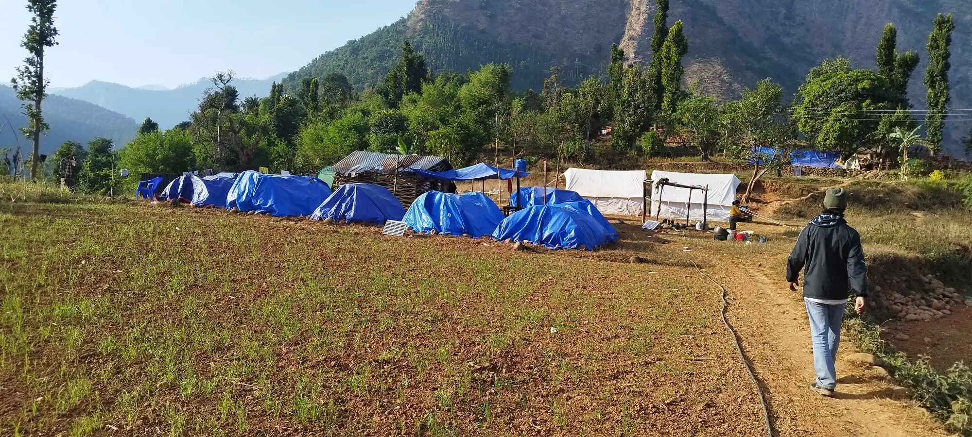 Forgotten and Freezing: Earthquake survivors stranded in tarpaulin tents as local govts await financial aid 