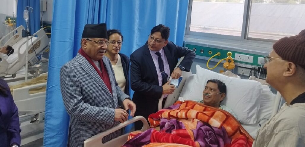 Home Minister Shrestha undergoes angioplasty surgery